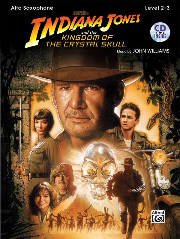 Indiana Jones And The Kingdom Of The Crystal Skull Instrumental Solos Book & Cd