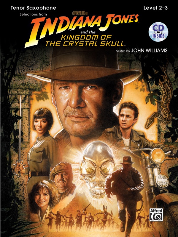 Indiana Jones And The Kingdom Of The Crystal Skull Instrumental Solos Book & Cd