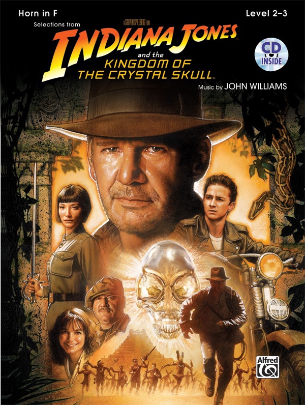 Indiana Jones And The Kingdom Of The Crystal Skull Instrumental Solos Book & Cd