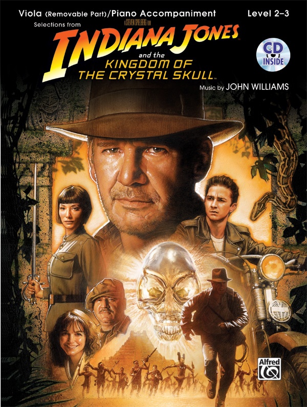 Indiana Jones And The Kingdom Of The Crystal Skull Instrumental Solos For Strings Book & Cd