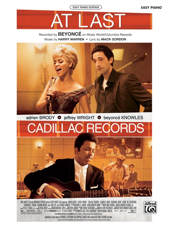At Last (From Cadillac Records) Sheet