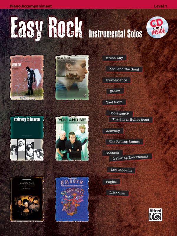 Easy Rock Instrumental Solos, Level 1 Book & Cd