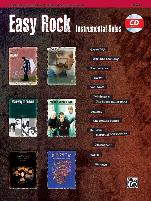 Easy Rock Instrumental Solos, Level 1 for Strings: Book & CD