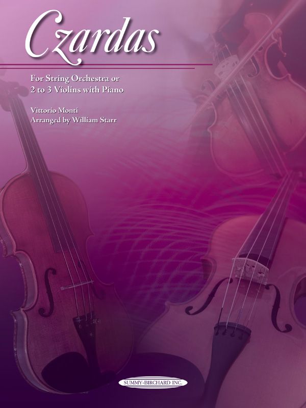 Czardas For String Orchestra Or 2 To 3 Violins With Piano Acc. Conductor Score & Parts