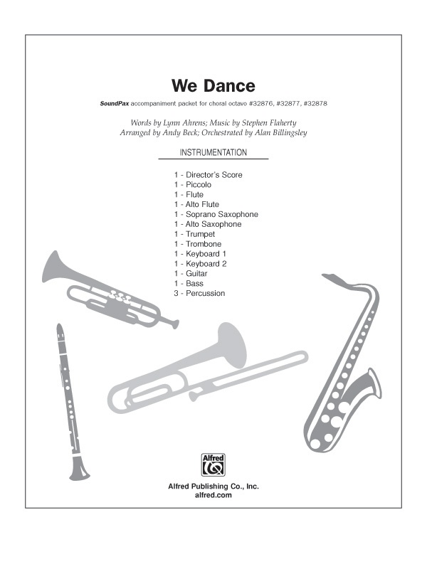 We Dance From The Musical Once On This Island Instrumental Parts