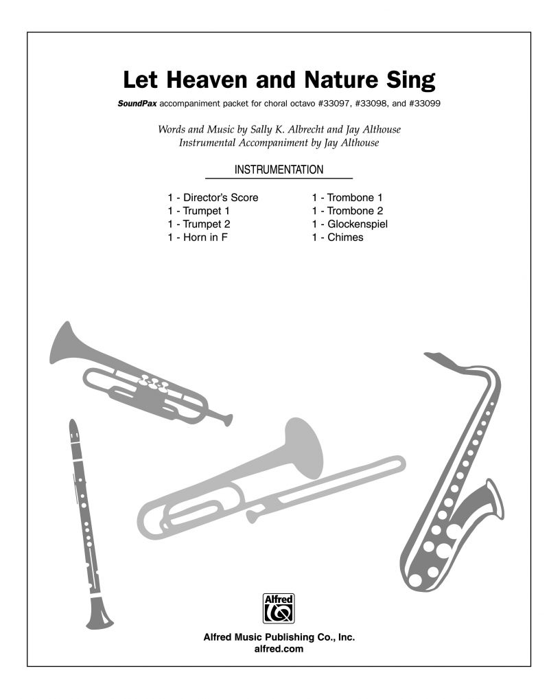 Let Heaven And Nature Sing Instrumental Parts