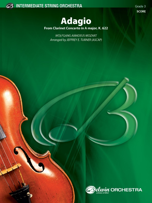 Adagio (From Clarinet Concerto In A Major, K. 622) Conductor Score