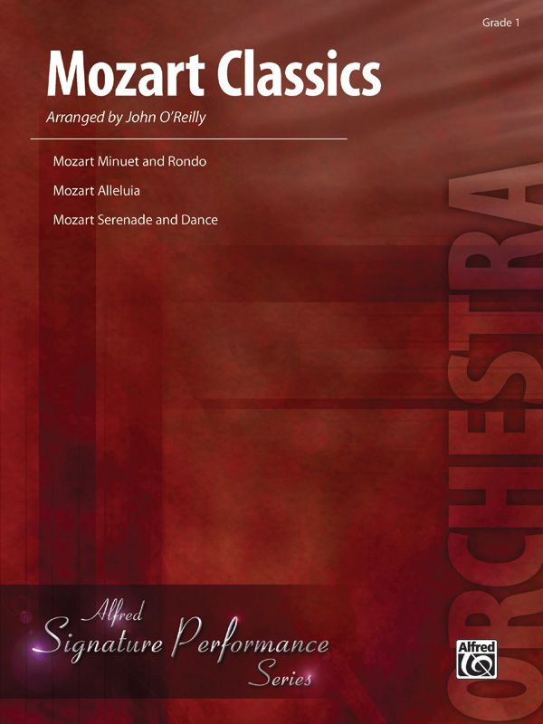 Mozart Classics Featuring: Minuet And Rondo / Alleluia / Serenade And Dance Conductor Score