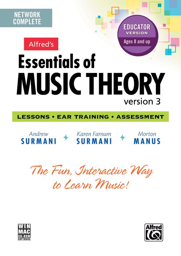 Alfred's Essentials Of Music Theory: Software, Version 3 Network Version, Complete Volume (For 5 Users---$40 Each Additional User) Software