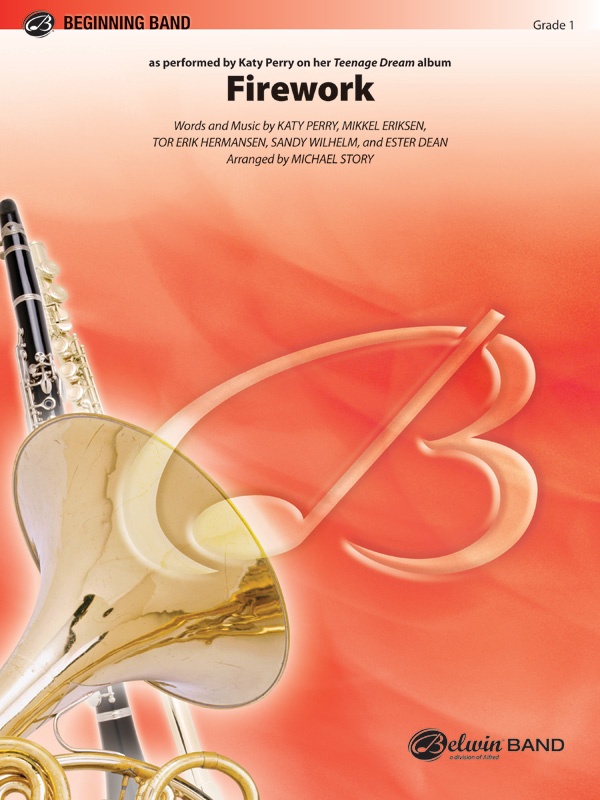 Firework As Performed By Katy Perry On Her Teenage Dream Album Conductor Score