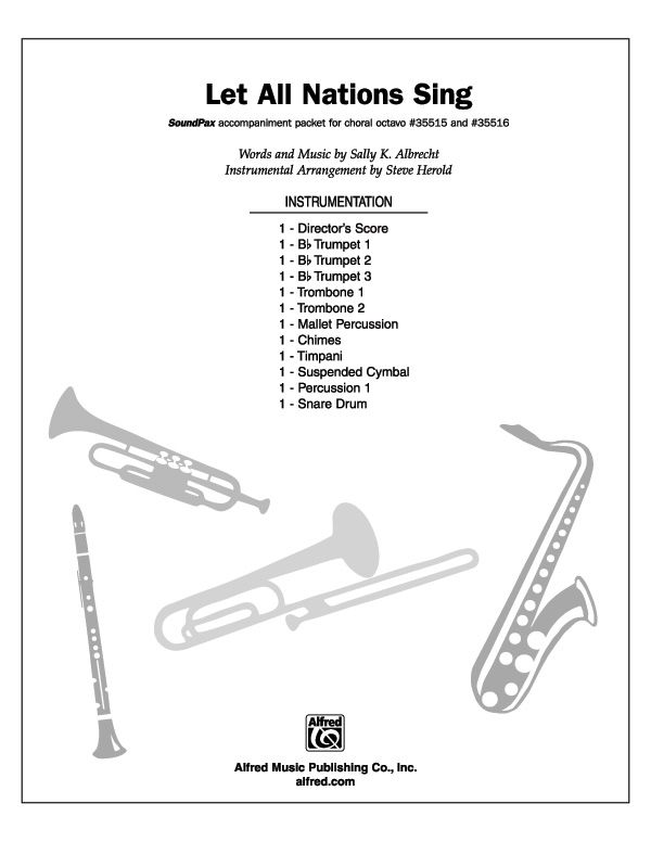 Let All Nations Sing Instrumental Parts