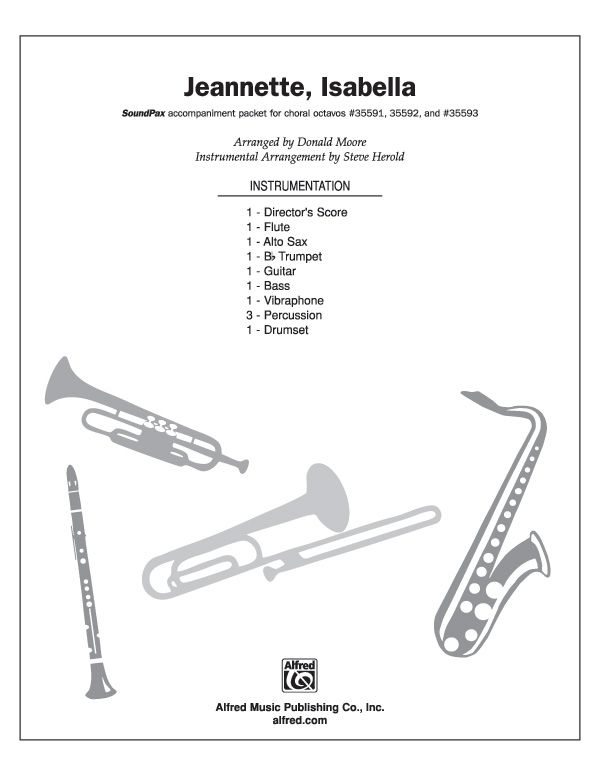 Jeannette, Isabella Instrumental Parts