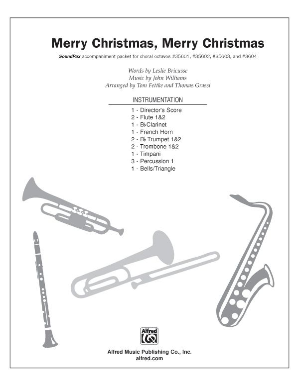 Merry Christmas, Merry Christmas From Home Alone 2 Instrumental Parts