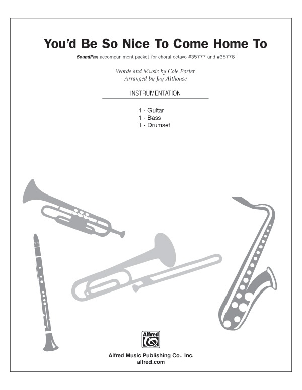 You'd Be So Nice To Come Home To Instrumental Parts