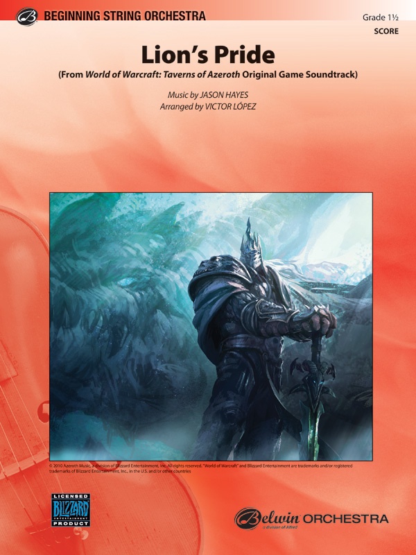 Lion’S Pride (From World Of Warcraft: Taverns Of Azeroth Original Game Soundtrack) Conductor Score