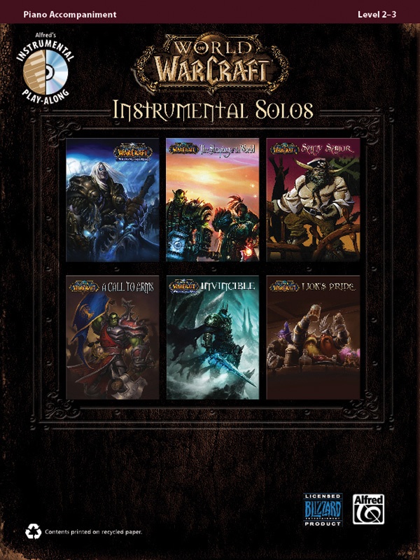 World Of Warcraft Instrumental Solos Book & Cd