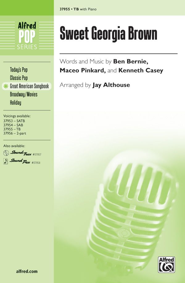 Sweet Georgia Brown Choral Octavo