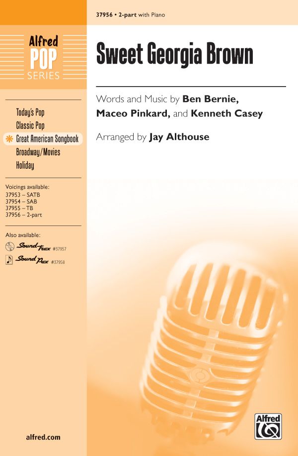 Sweet Georgia Brown Choral Octavo