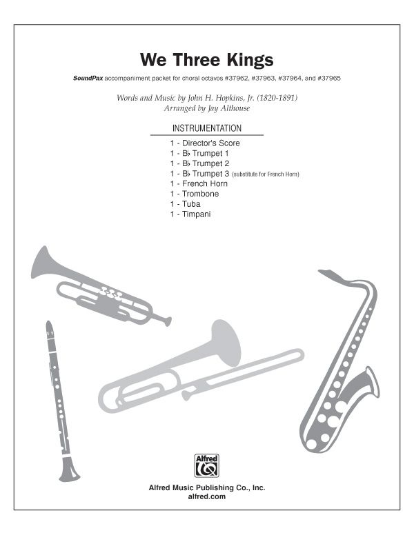 We Three Kings Instrumental Parts