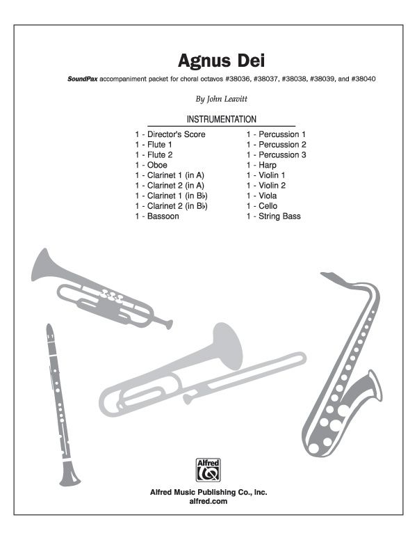 Agnus Dei Instrumental Parts