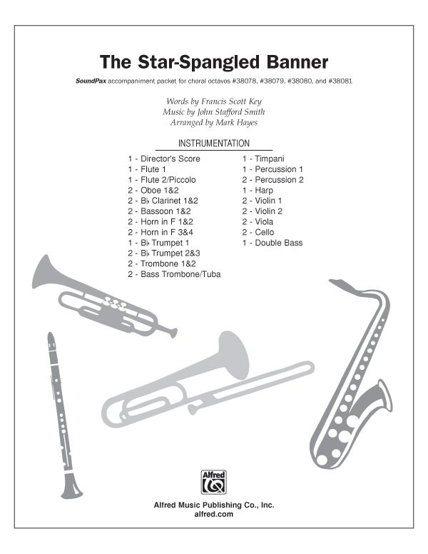 The Star-Spangled Banner Instrumental Parts