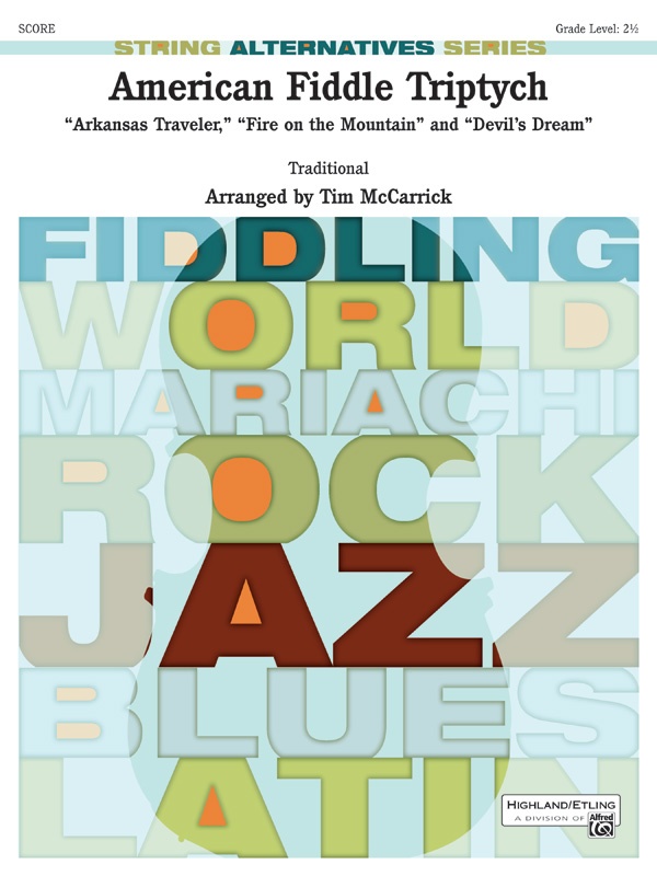 American Fiddle Triptych Conductor Score: Arkansas Traveler, Fire on the Mountain & Devil’s Dream