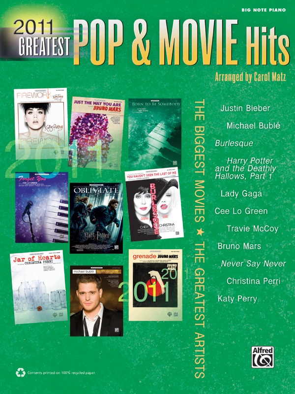 2011 Greatest Pop & Movie Hits The Biggest Movies * The Greatest Artists Book