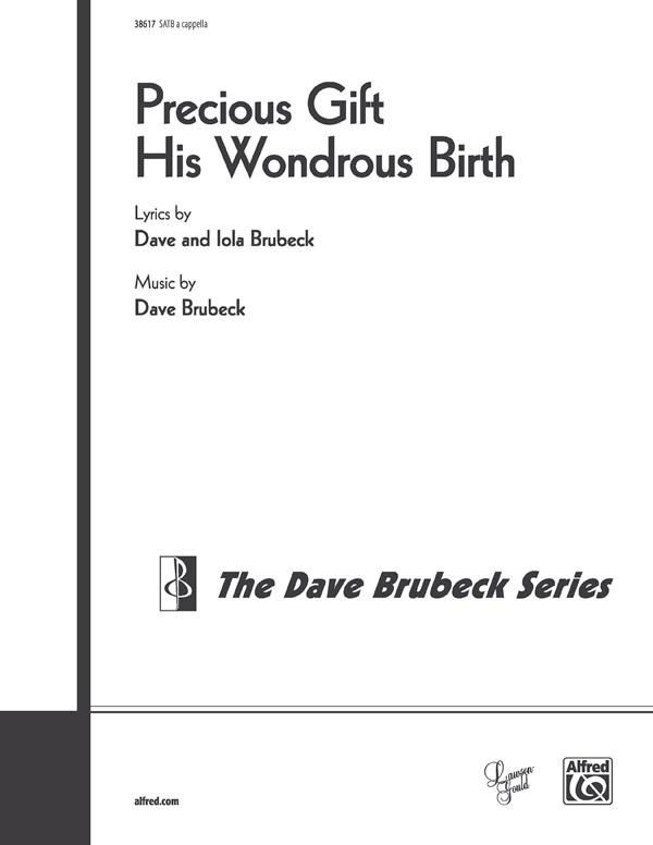 Precious Gift His Wondrous Birth Choral Octavo