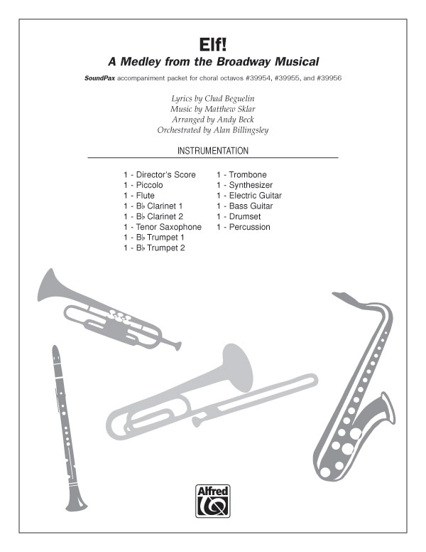 Elf: A Broadway Medley — Instrumental Parts