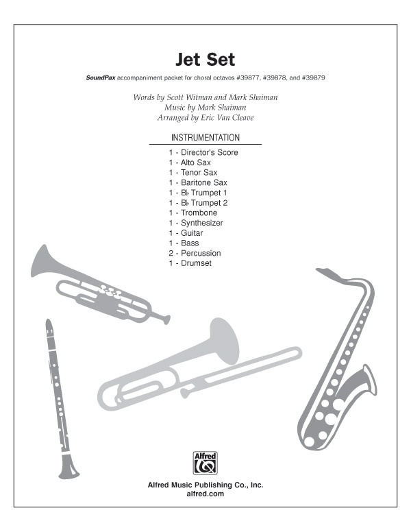 Jet Set From The Musical Catch Me If You Can Instrumental Parts