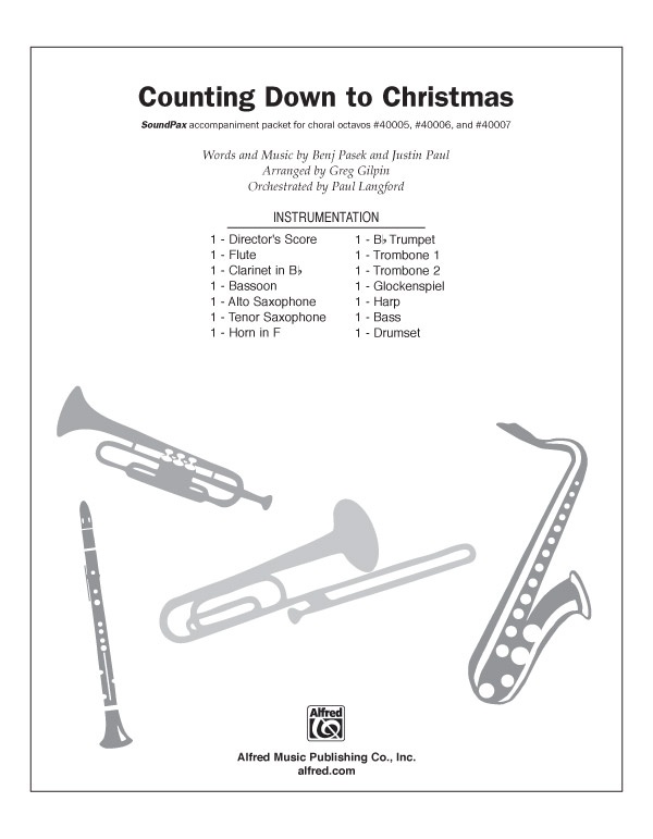 Counting Down To Christmas From A Christmas Story: The Musical Instrumental Parts