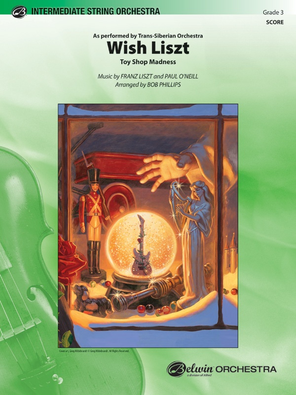 Wish Liszt Toy Shop Madness (As Performed By Trans-Siberian Orchestra) Conductor Score