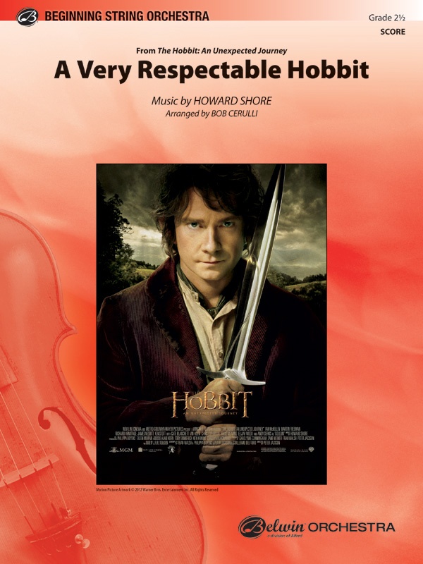 A Very Respectable Hobbit (From The Hobbit: An Unexpected Journey) Conductor Score & Parts