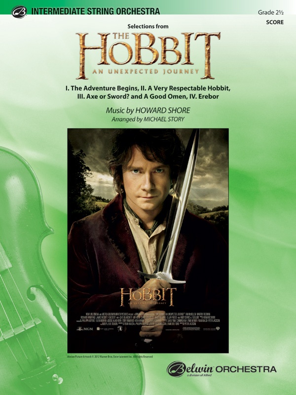 The Hobbit: An Unexpected Journey Selections Conductor Score