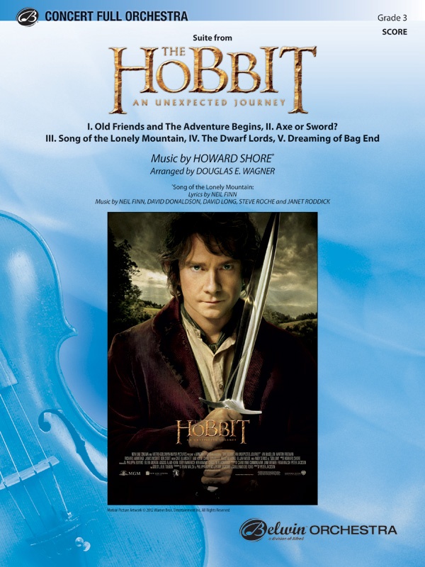 The Hobbit: An Unexpected Journey, Suite From Conductor Score