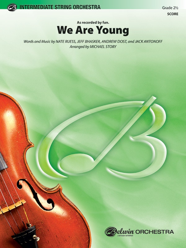 We Are Young As Recorded By Fun. Conductor Score