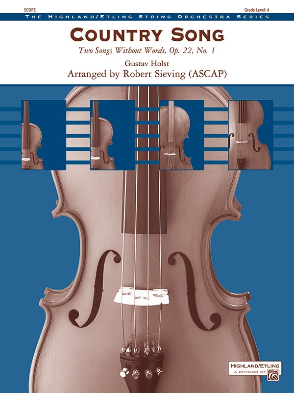 Country Song From Two Songs Without Words, Op. 22, No. 1 Conductor Score & Parts