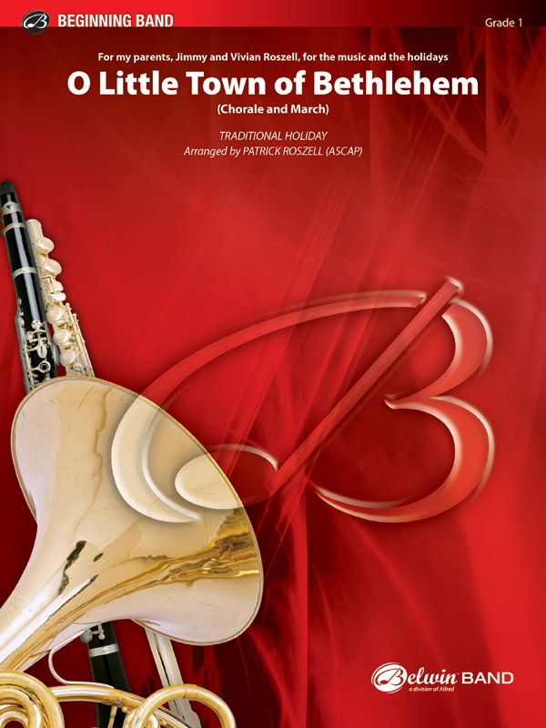 O Little Town Of Bethlehem (Chorale And March) Conductor Score & Parts