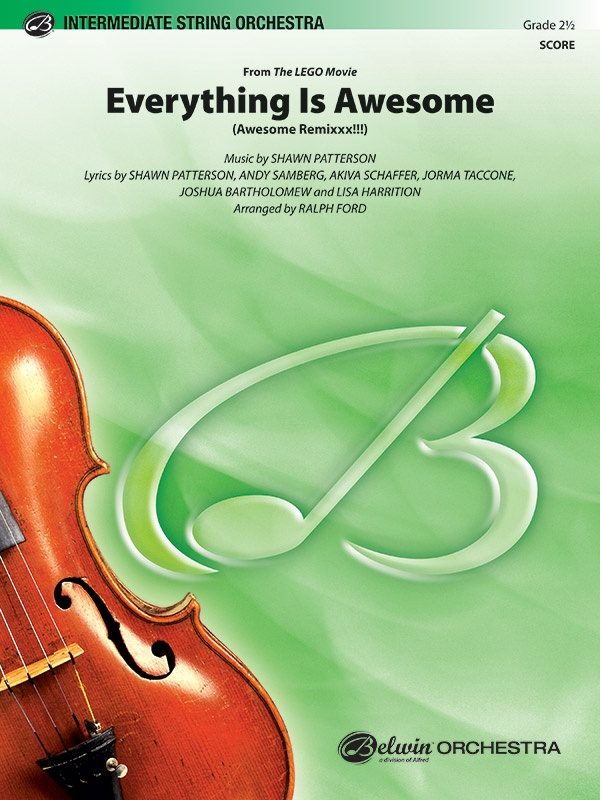 Everything Is Awesome (From The Lego® Movie) (Awesome Remixxx!!!) Conductor Score