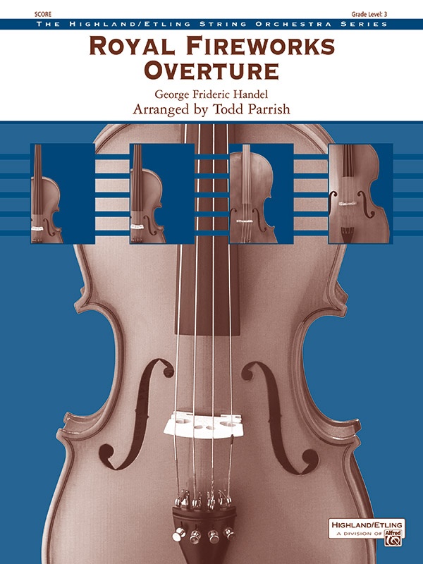 Royal Fireworks Overture Conductor Score & Parts
