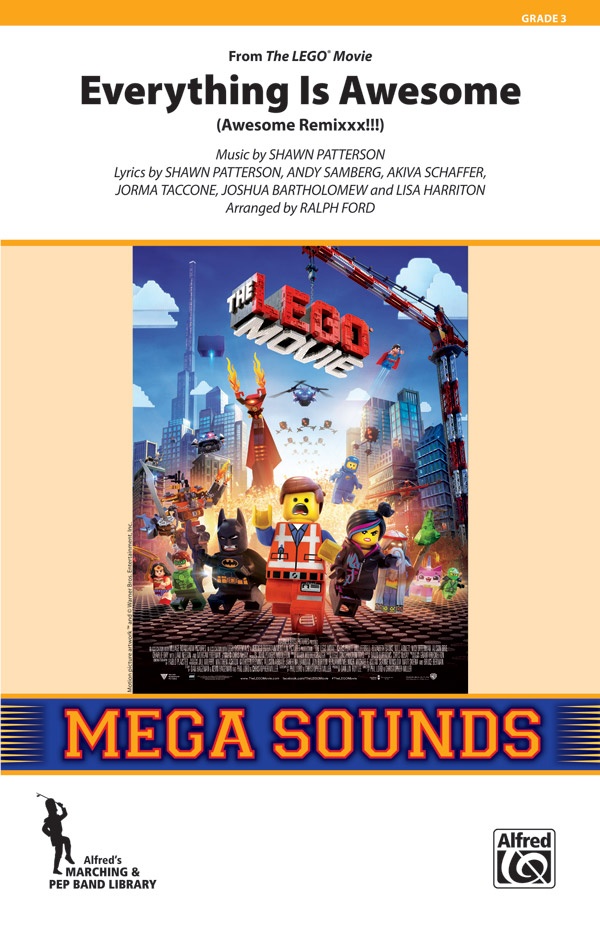 Everything Is Awesome (From The Lego® Movie) (Awesome Remixxx!!!) Conductor Score