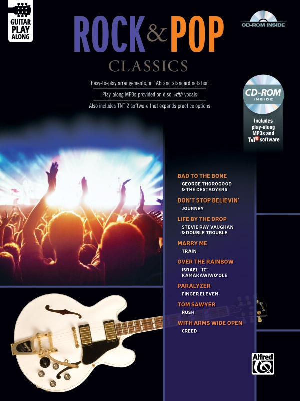 Rock & Pop Classics Guitar Play-Along Book & Cd-Rom
