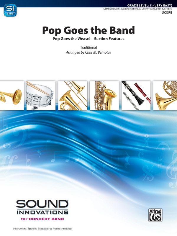 Pop Goes The Band Multiple Section Feature Conductor Score