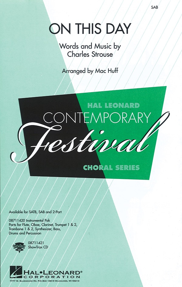 On This Day Choral Octavo
