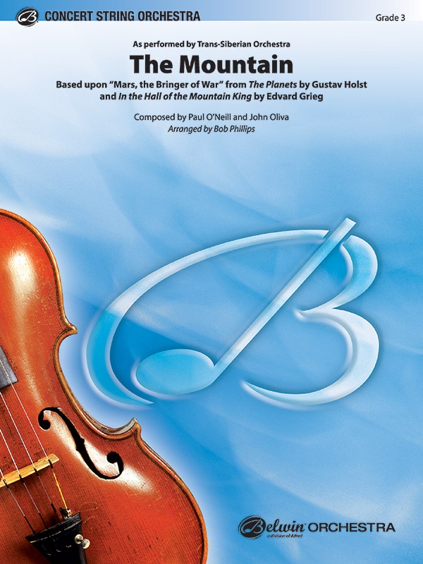 The Mountain As Performed By Trans-Siberian Orchestra (Based Upon "Mars, The Bringer Of War" From The Planets By Gustav Holst And "In The Hall Of The Mountain King" By Edvard Grieg) Conductor Score & Parts