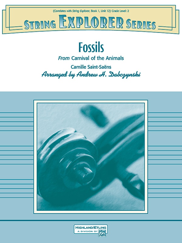 Fossils From Carnival Of The Animals Conductor Score & Parts