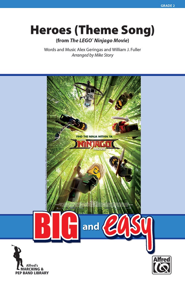 Heroes (Theme Song) From The Lego® Ninjago® Movie™ Conductor Score