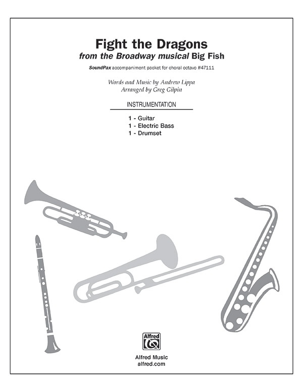 Fight The Dragons From The Broadway Musical Big Fish Instrumental Parts
