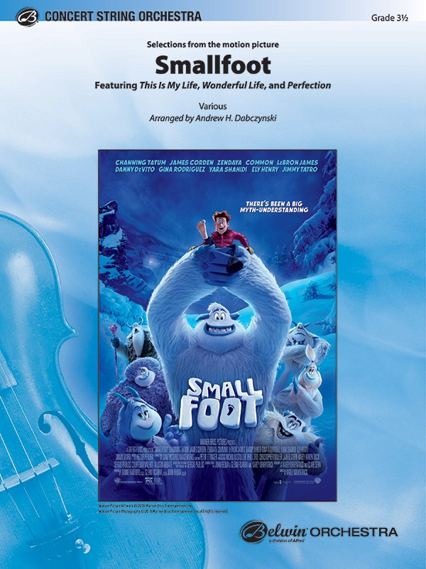 Smallfoot Featuring: This Is My Life / Wonderful Life / Perfection Conductor Score & Parts
