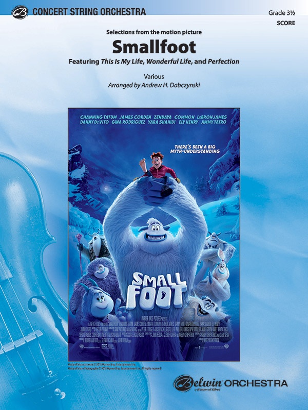 Smallfoot Featuring: This Is My Life / Wonderful Life / Perfection Conductor Score